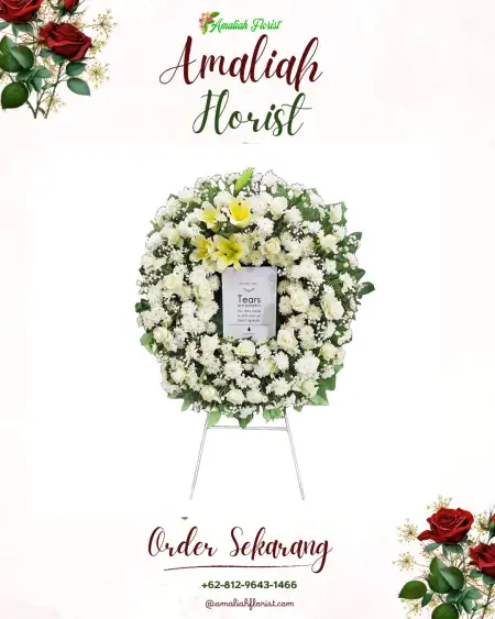 Krans Bunga Duka Ciriung Cibinong